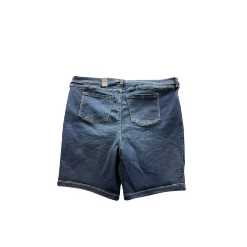 Torrid Midfit 8 Short SS Hydrosphere Denim Jean Shorts Womens 20 Dark Wash NWT